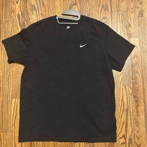 Nike Men’s Black Tee with White Swoosh